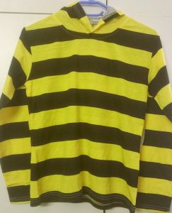 Kids Costumes to Hire - Yellow & black Hoodie